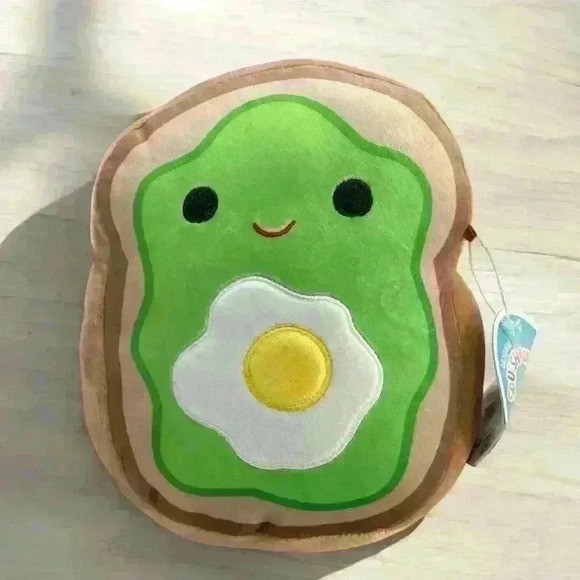 Squishmallows Other - Sinclair The Avocado Toast with Egg Squishmallow